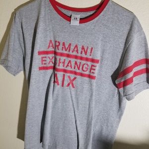 Armani exchange mens short sleeve shirt